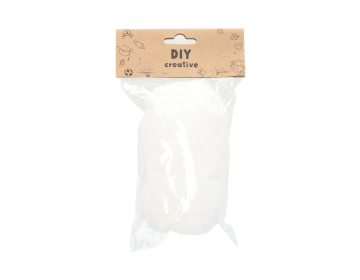 BinjiA DIY Creative 50GSM Knitting Woolen Yarn - White