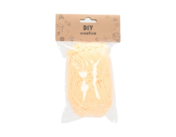 BinjiA DIY Creative 50GSM Knitting Woolen Yarn - Yellow