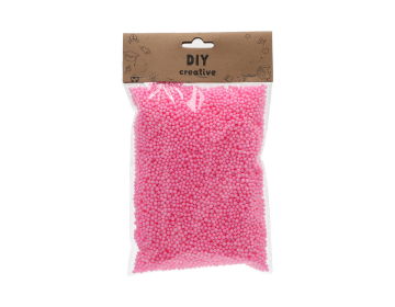 BinjiA DIY Creative Different Sizes Mini Polystyrene Ball Set 1-4mm - Pink