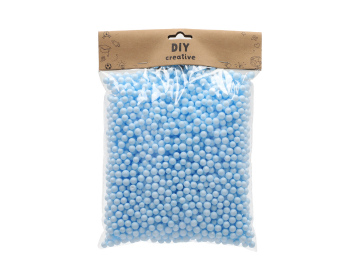 BinjiA DIY Creative Polystyrene Mini Ball Set Different Sizes 0.7-0.9cm - Blue