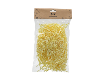 BinjiA DIY Creative Shredded Paper - Yellow, 15x15cm