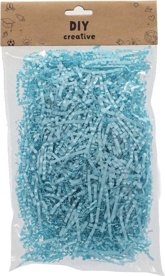 BinjiA DIY Creative Shredded Paper - Sky Blue, 15x15cm