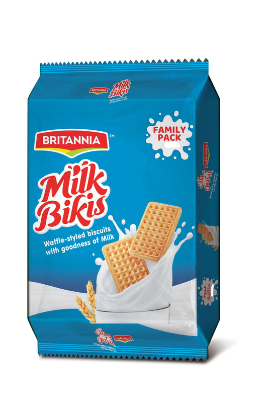Britannia Milk Bikis Biscuits, 8x85g