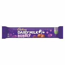 Cadbury Dairy Milk Bubbly Chocolate Bar, 28g