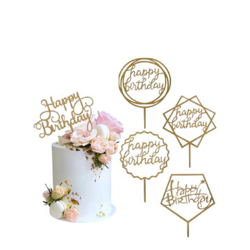 Cake Topper - Happy Birthday
