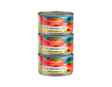California Garden Tuna Skip Jack In Sunflower Oil, 3x170g