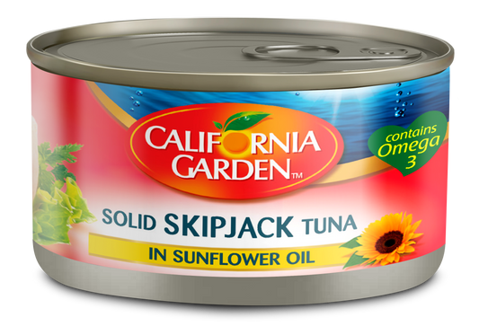 California Garden Solid Skipjack Tuna in Sunflower Oil, 170g