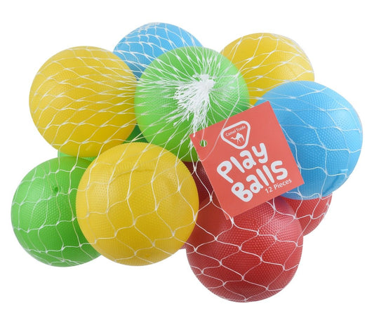 Camel Trade Assorted Play Balls, 12 Pieces