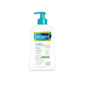 Cetaphil Baby Daily Face & Body Lotion with Shea Butter, Pro-Vitamin B5 & E for Sensitive & Delicate Skin, 300ml