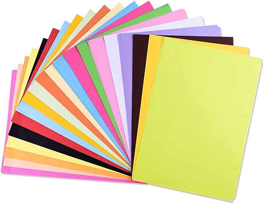 Chart Paper Assorted Color, 5 Charts