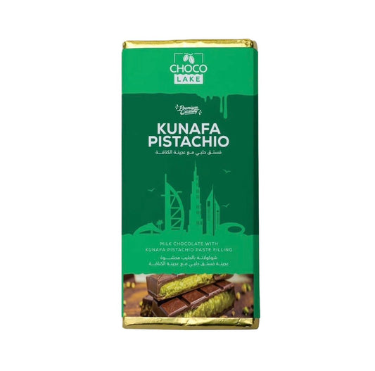 Choco Lake Kunafa Pistachio Milk Chocolate, 190g