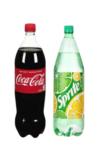 Coca Cola Soft Drink, 1.25L & Sprite Soft Drink, 1.25L