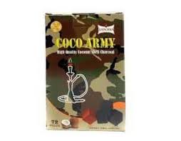 Coco Qaed Army Charcoal, 72 Pieces