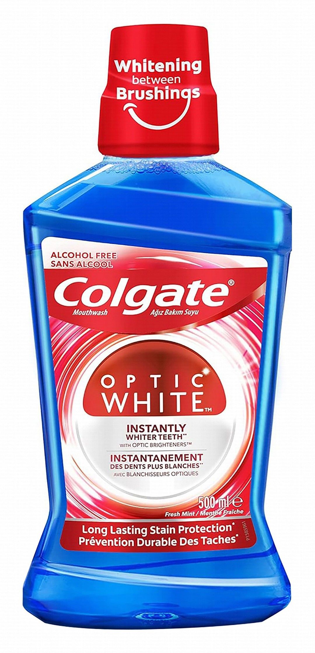 Colgate Optic White Mouthwash with Fresh Mint Flavor, 500ml