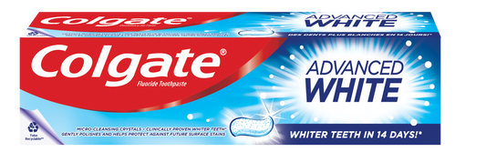 معجون أسنان كولجيت لتبييض الأسنان، أبيض متطور، 100 مل