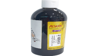 Color acrylic jar 500 ml No. 202 black color