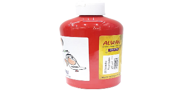 Color acrylic jar 500 ml No. 205 red color