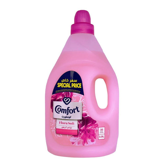 Comfort Flora Soft Pink Fabric Softener, 3.9L