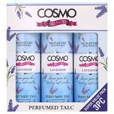Cosmo Perfumed Talc, 3x125g