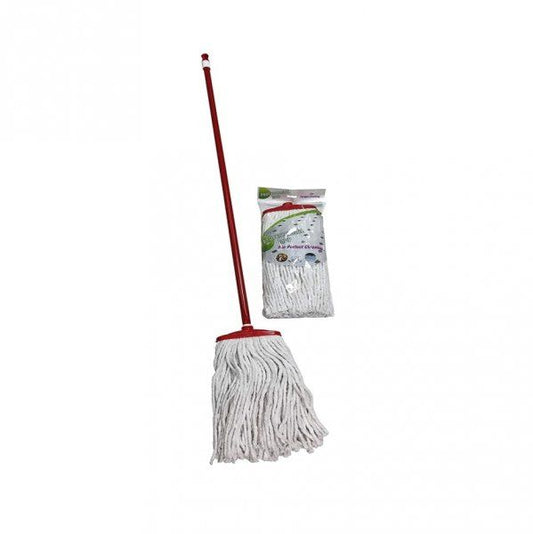 Cotton Mop (350g) With Wooden Handle 120cm