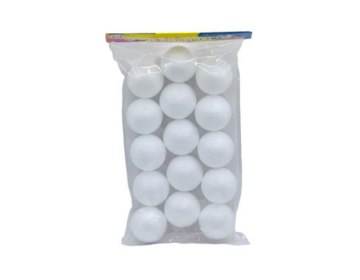 Craft Foam Ball For Modeling DIY Works- Pack Of 15 Pieces -4 Cm