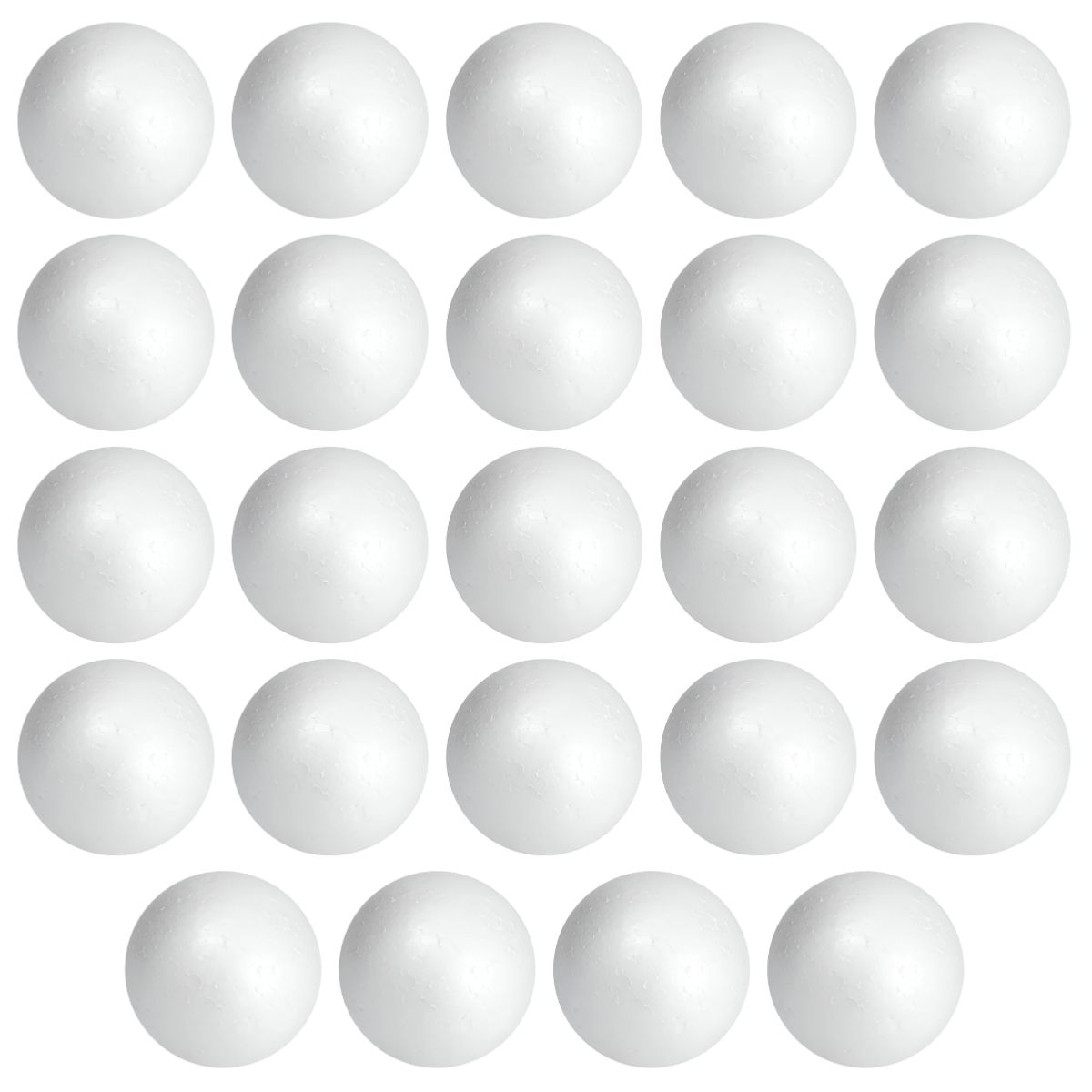 كرة إسفنجية للأعمال اليدوية - عبوة من 40 قطعة - 2 سم