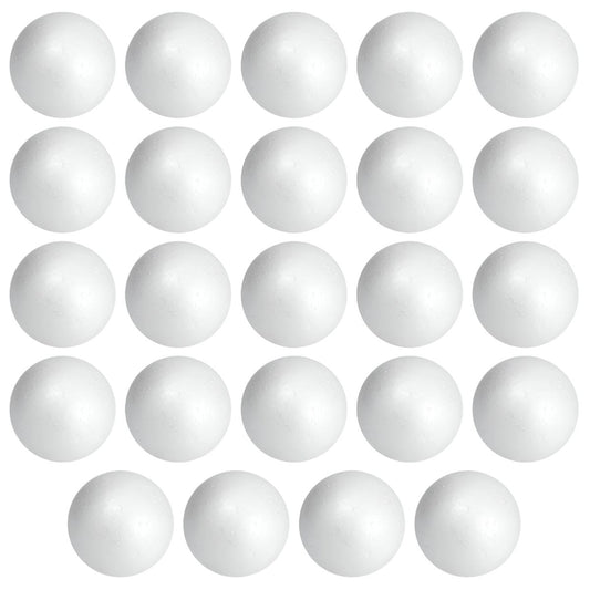 كرة إسفنجية للأعمال اليدوية - عبوة من 40 قطعة - 2 سم