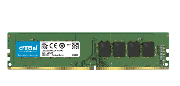 ذاكرة وصول عشوائي (RAM) من نوع Crucial Ddr4 سعة 16 جيجابايت وقرص 3200