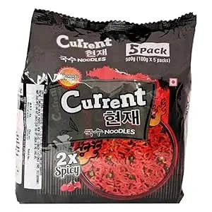 Current 2X Spicy Noodles, 5x100g