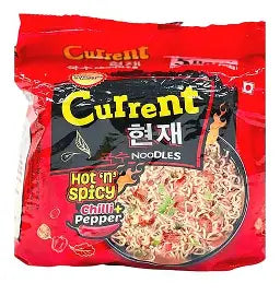 Current Hot 'N' Spicy Chili Pepper Noodles 75gx5 Pieces