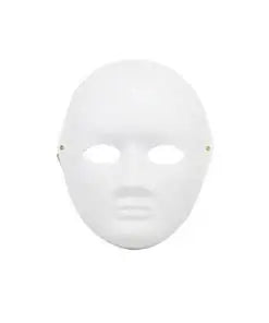 DIY Full Face Craft Mask Blank Expression, 1 Piece