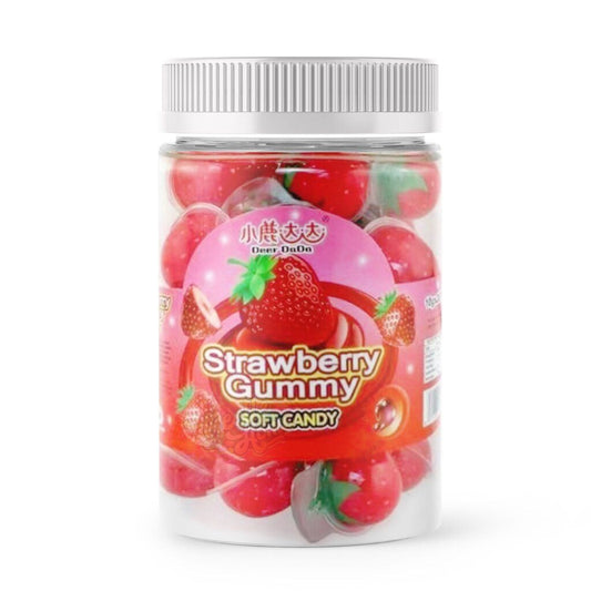 Deer Candy Soft Candy Strawberry Gummy, 30 Pieces