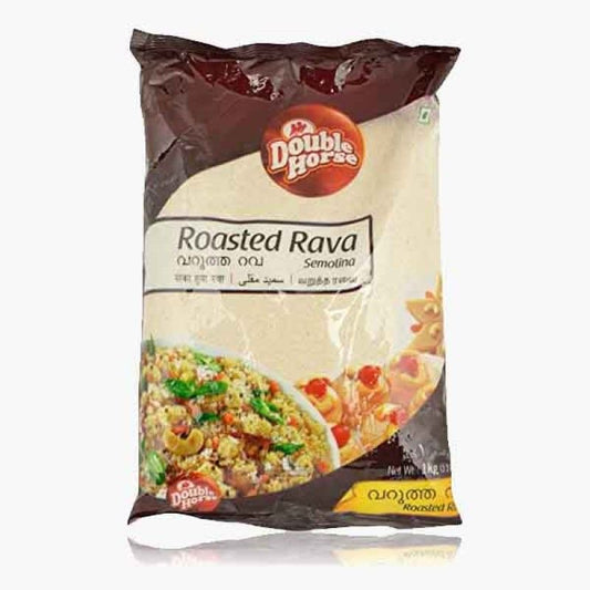 Double Horse Roasted Semolina Rava 1 Kg