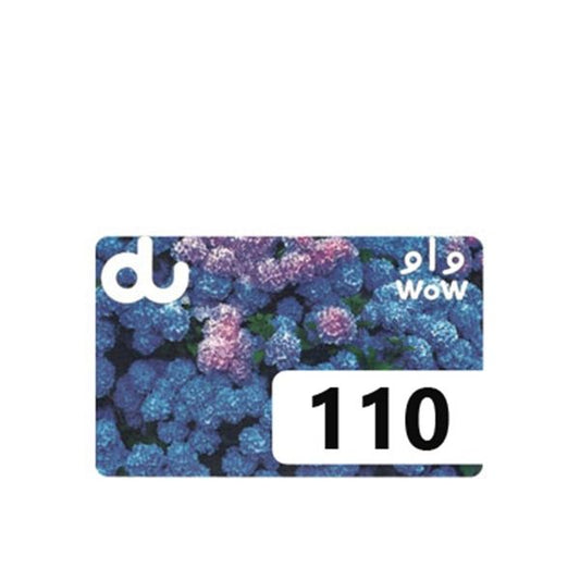 Du Recharge Voucher Card - 110 AED