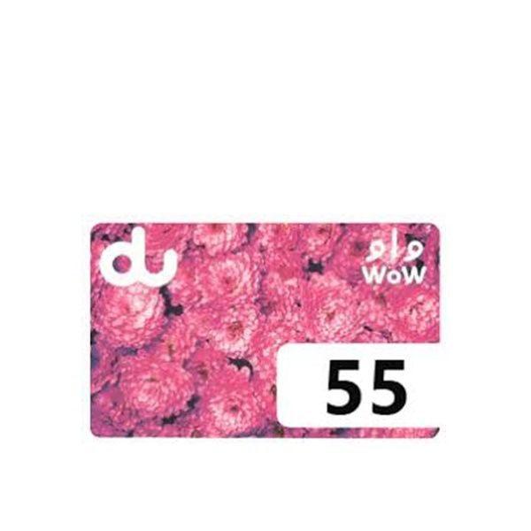Du Recharge Voucher Card - 55 AED