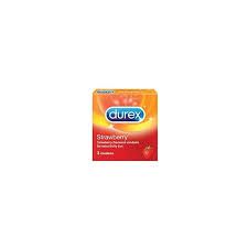 Durex Extra Thin Wild Strawberry 3N