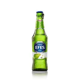 Efes Apple Flavor Non-Alcoholic Malt Beverage Bottle 330 ml