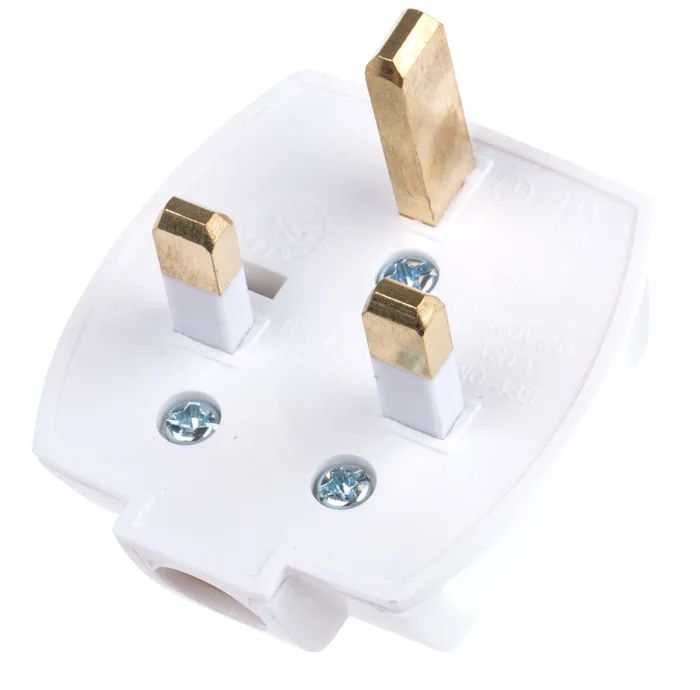 Electra Legrand 3 Pin Plug White 50326