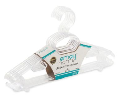 Emay Home Standard Dress Hanger, 6 Pieces