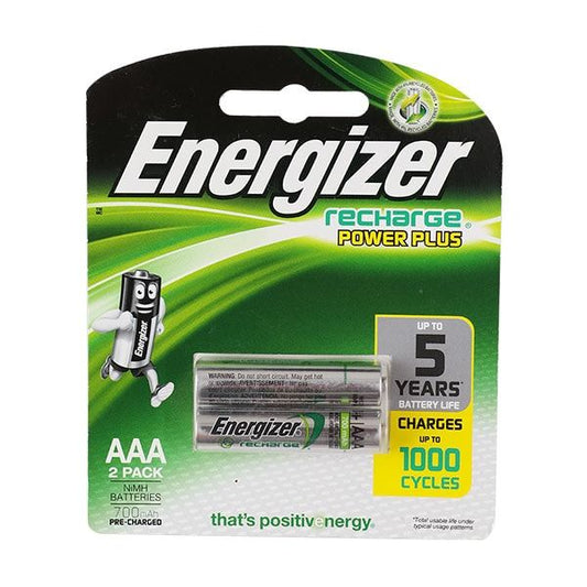 Energizer Recharge Battery NH12 BP2 AAA