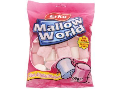 Erko Mallow World Pink And White Mallows 150 g