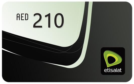 Etisalat E-Voucher 210 AED