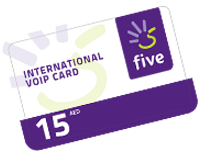 Etisalat Five International Voip Card 15 Aed