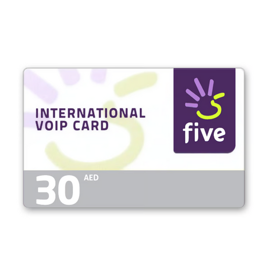 Etisalat Five International Voip Card 30 Aed