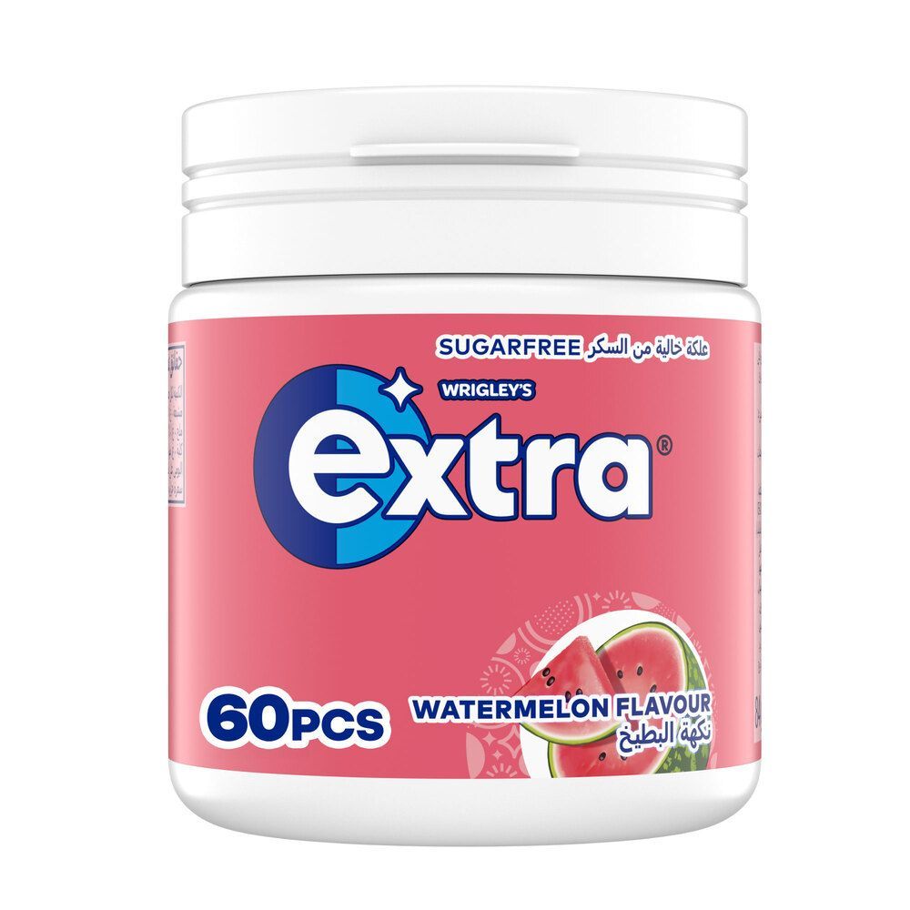 Extra Gum Watermelon Bottle, 84g