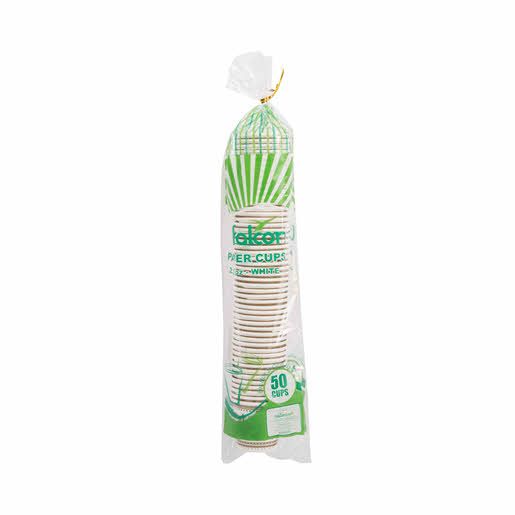 FALCON PAPER CUP 2.5 OZ WHITE 50PCS