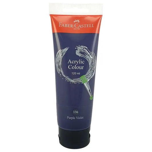 Faber Castell Acrylic Color - 136 Purple Violet, 120ml