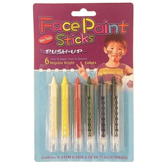 Face Painting Pencils 6 Collors
