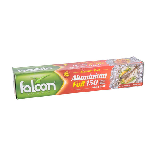 Falcon Heavy Duty Aluminium Foil Silver, 150mx45cm
