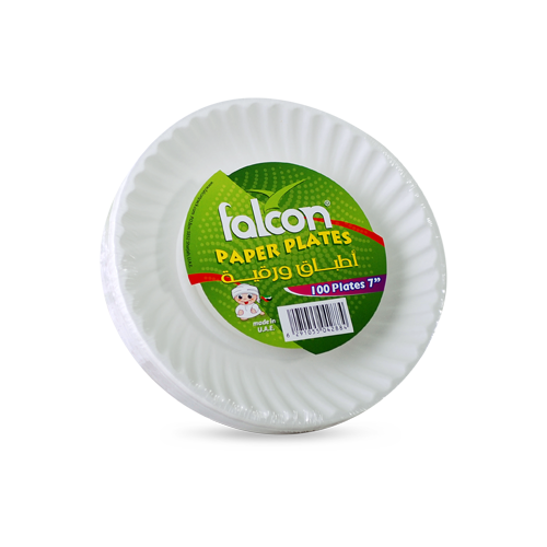 Falcon Paper Plates 7 inch 100 pcs
